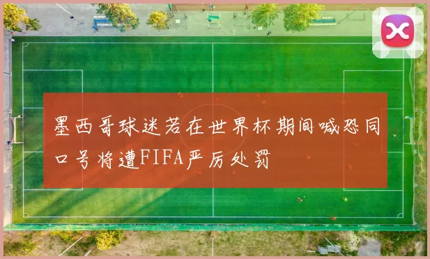 墨西哥球迷若在世界杯期间喊恐同口号将遭FIFA严厉处罚