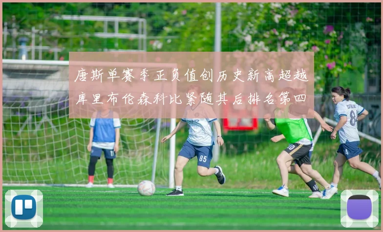 唐斯单赛季正负值创历史新高超越库里布伦森科比紧随其后排名第四